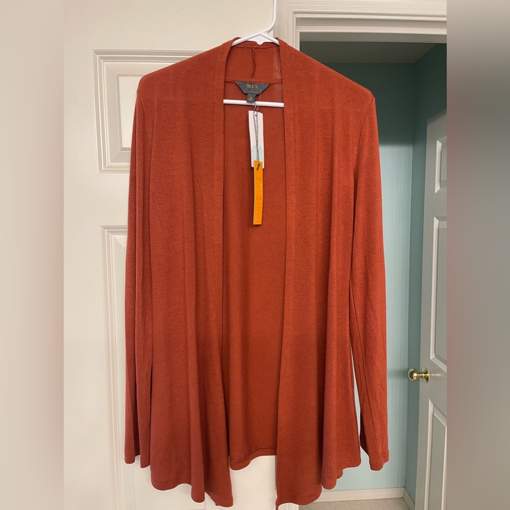Mix by 41 Hawthorn burnt orange cardigan
